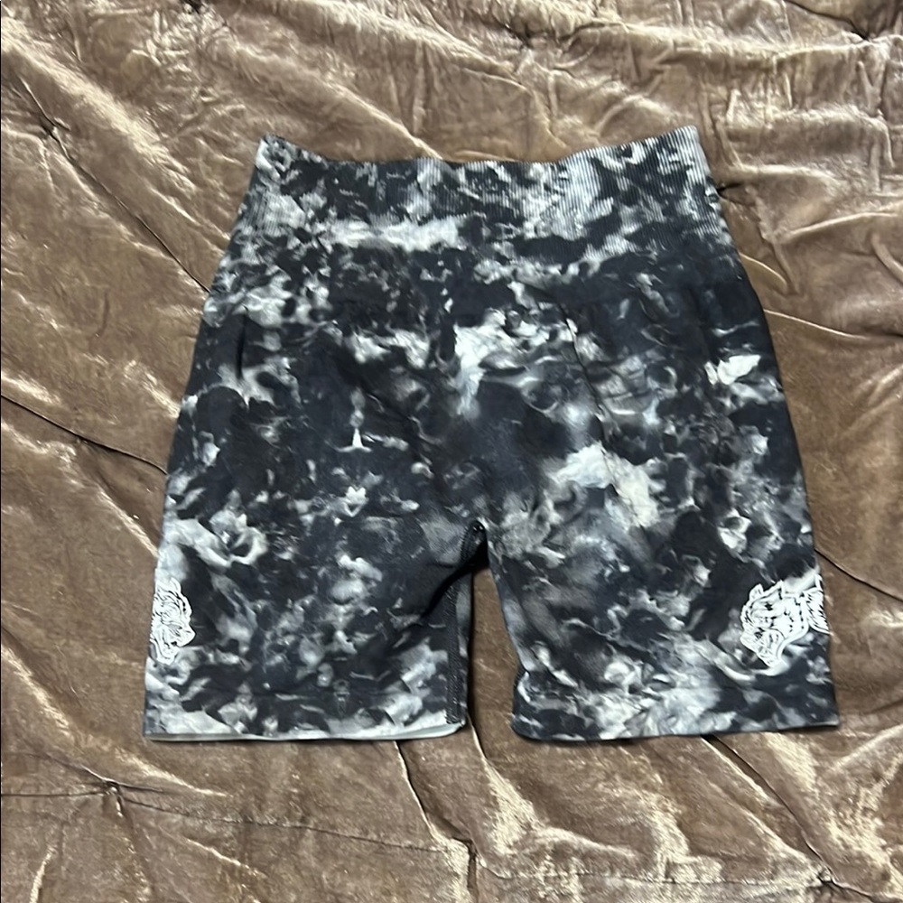 DARC sport  Black and White Patterned Shorts